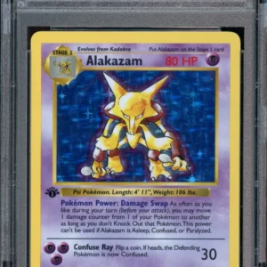 PSA graded Pokémon cards