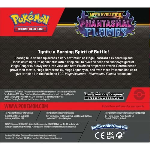 Mega Evolution ME02 - Phantasmal Flames Booster Box - Image 2