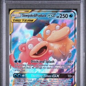 PSA GEM MT 10 - SLOWPK. & PSYDCK. GX UNIFIED MINDS 2019 POKEMON SUN & MOON UNIFIED MINDS